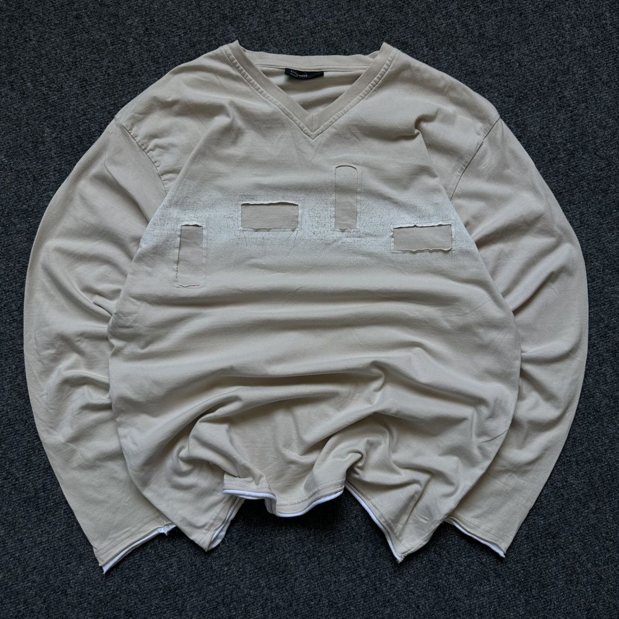 If Six Was Nine VTG Japanese Style Long-sleeve T-shirts Grunge Avantgarde Size US XL / EU 56 / 4 - 4 Thumbnail
