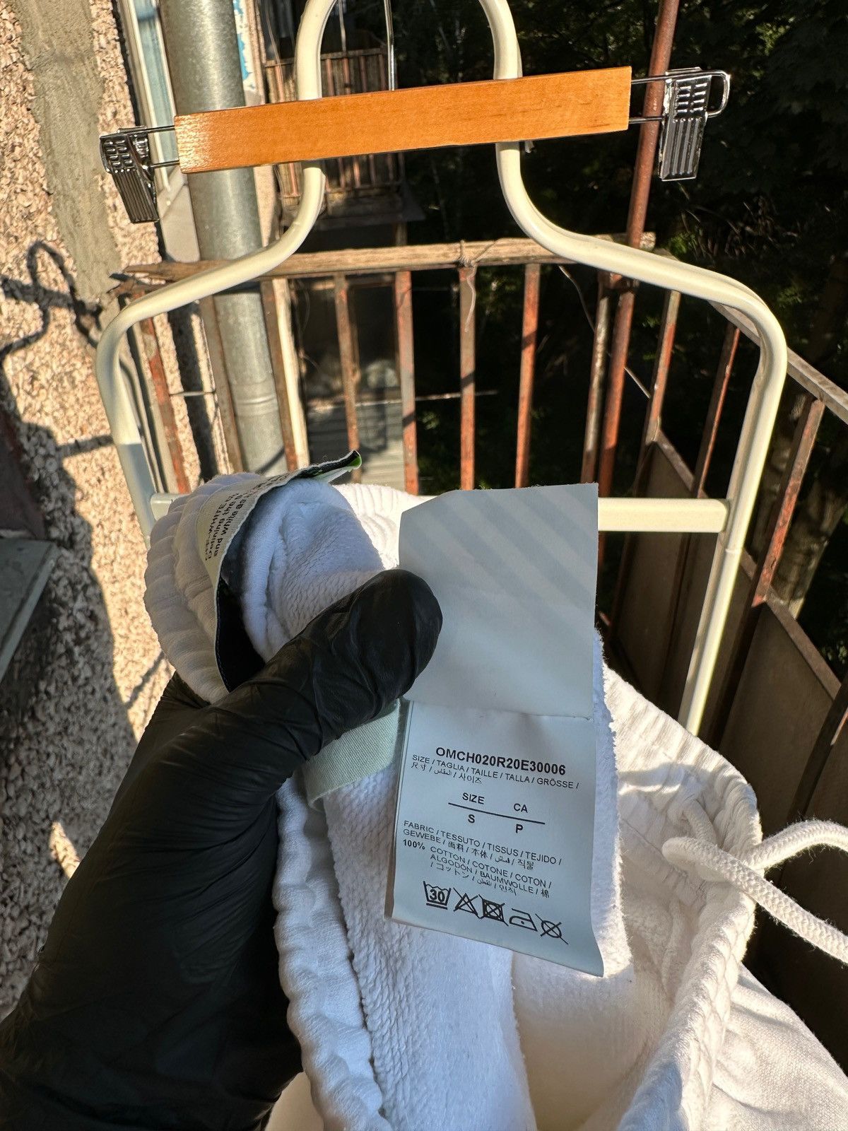 Off-White Off-White Golden Ratio White Sweatpants Size US 30 / EU 46 - 21 Thumbnail