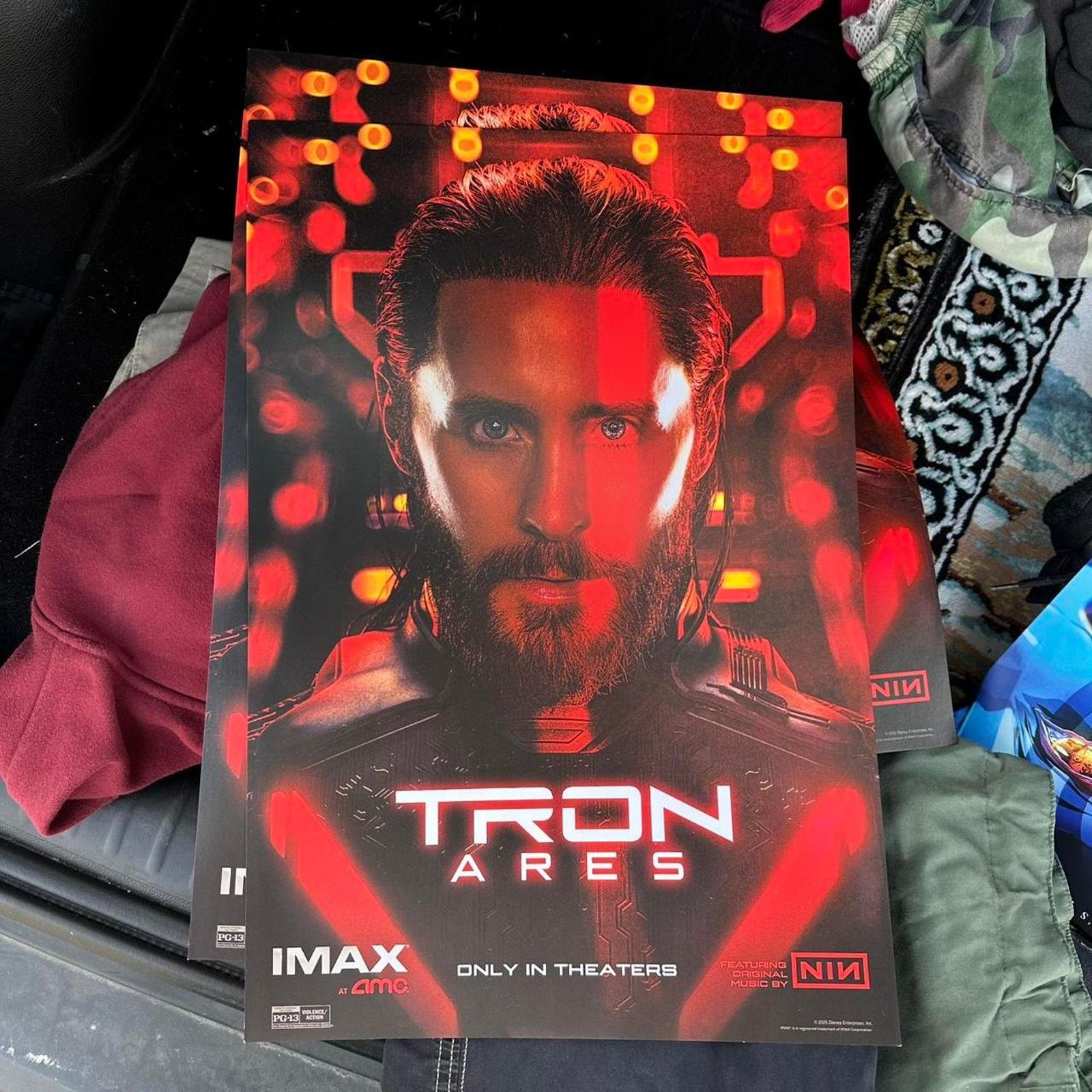 Other 2025 Tron Ares Jared Leto Nine Inch Nails AMC Movie Poster Size ONE SIZE - 4 Thumbnail