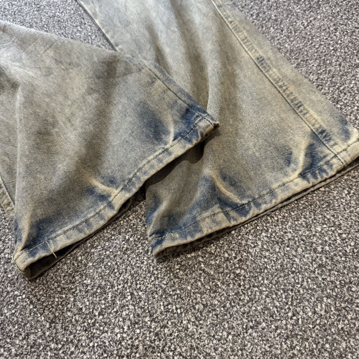 Tornado Mart 🔥🔥🇯🇵 90s Japanese Dirty Faded Flared Jeans Size US 33 - 5 Thumbnail