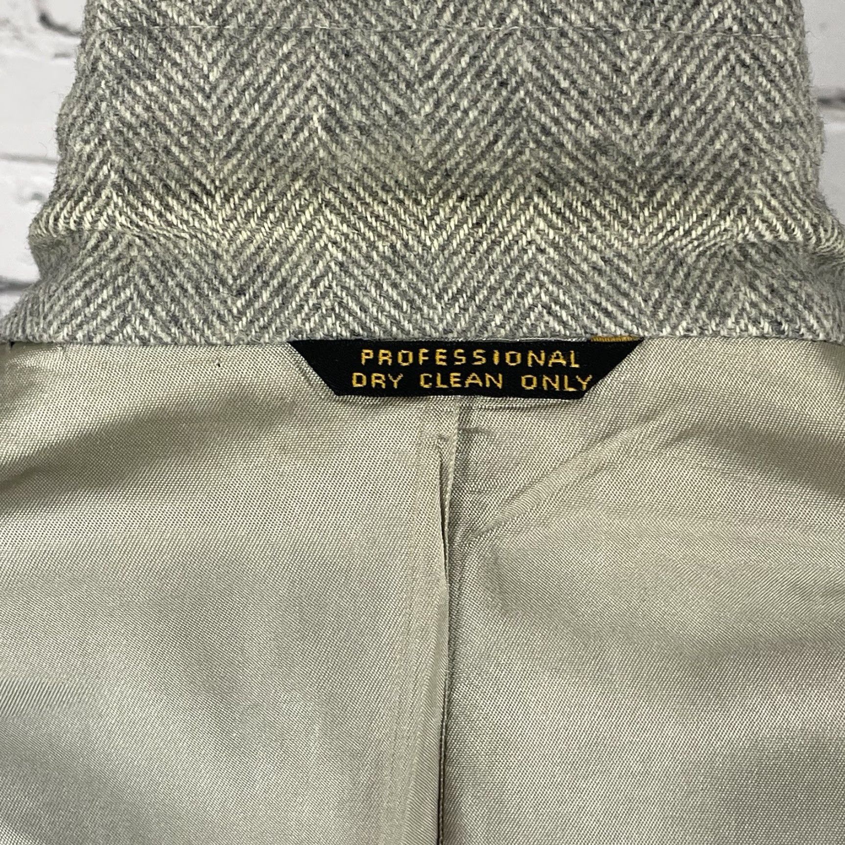 Vintage VINTAGE Palm Beach Blazer Herringbone 2 Button Vented USA Size 40 Size 40R - 6 Thumbnail