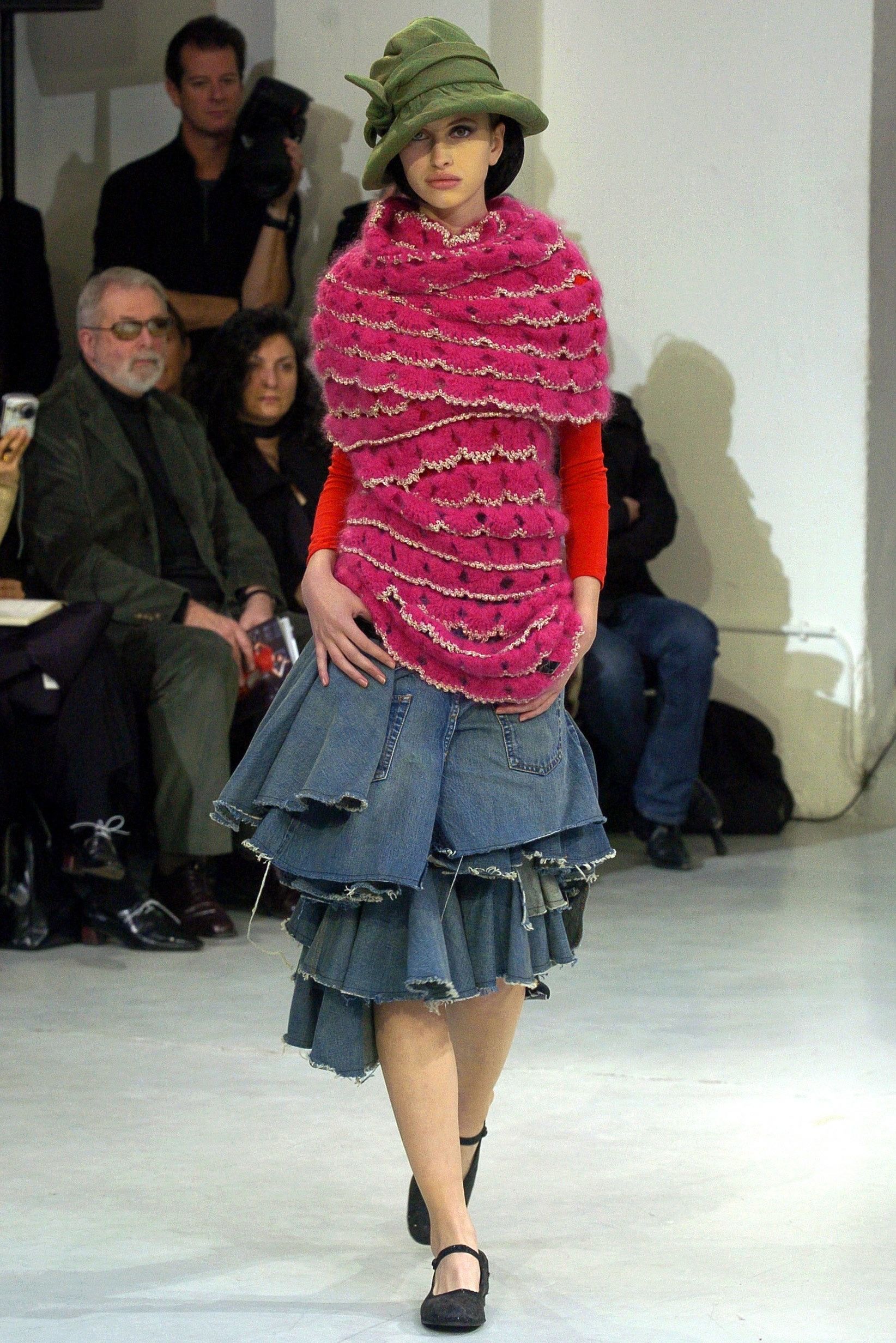 image of Archival Clothing x Comme Des Garcons Junya Watanabe X Cdg F/w 2004 Runway Green Wool Bucket Hat