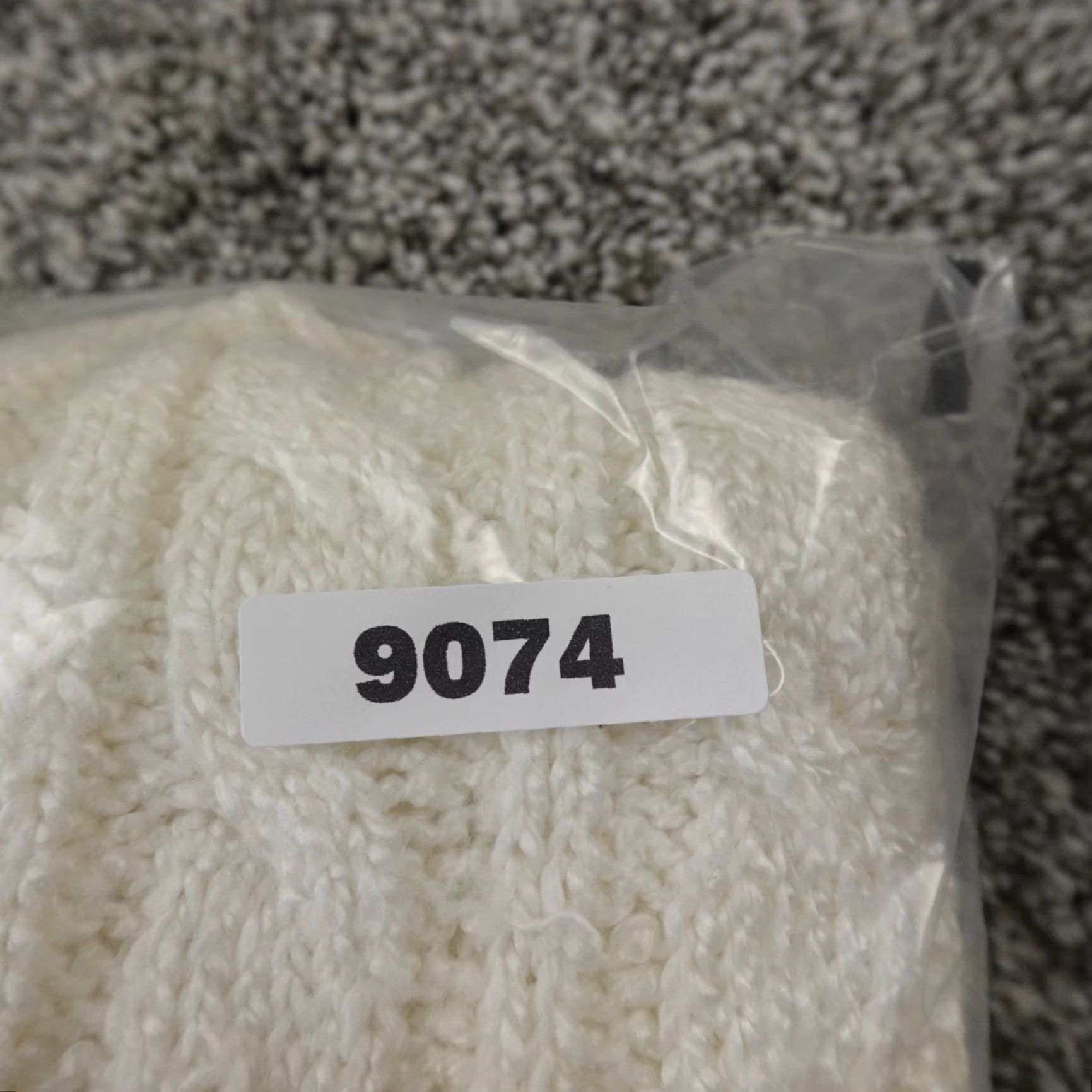 Vintage Fisherman Sweater Womens PM White Irish Aran Cable Knit Pullover Sweatshirt Size M / US 6-8 / IT 42-44 - 8 Thumbnail