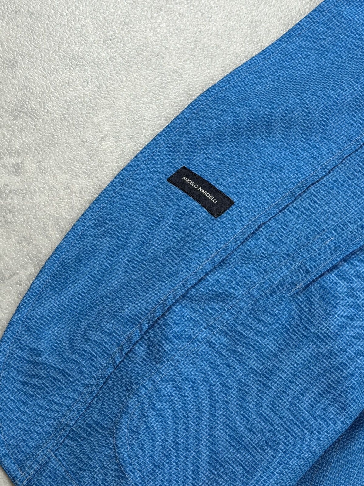 Other Angelo Nardelli Blue Wool Blend Sport Coat Blazer Size 50 Size 40R - 11 Thumbnail