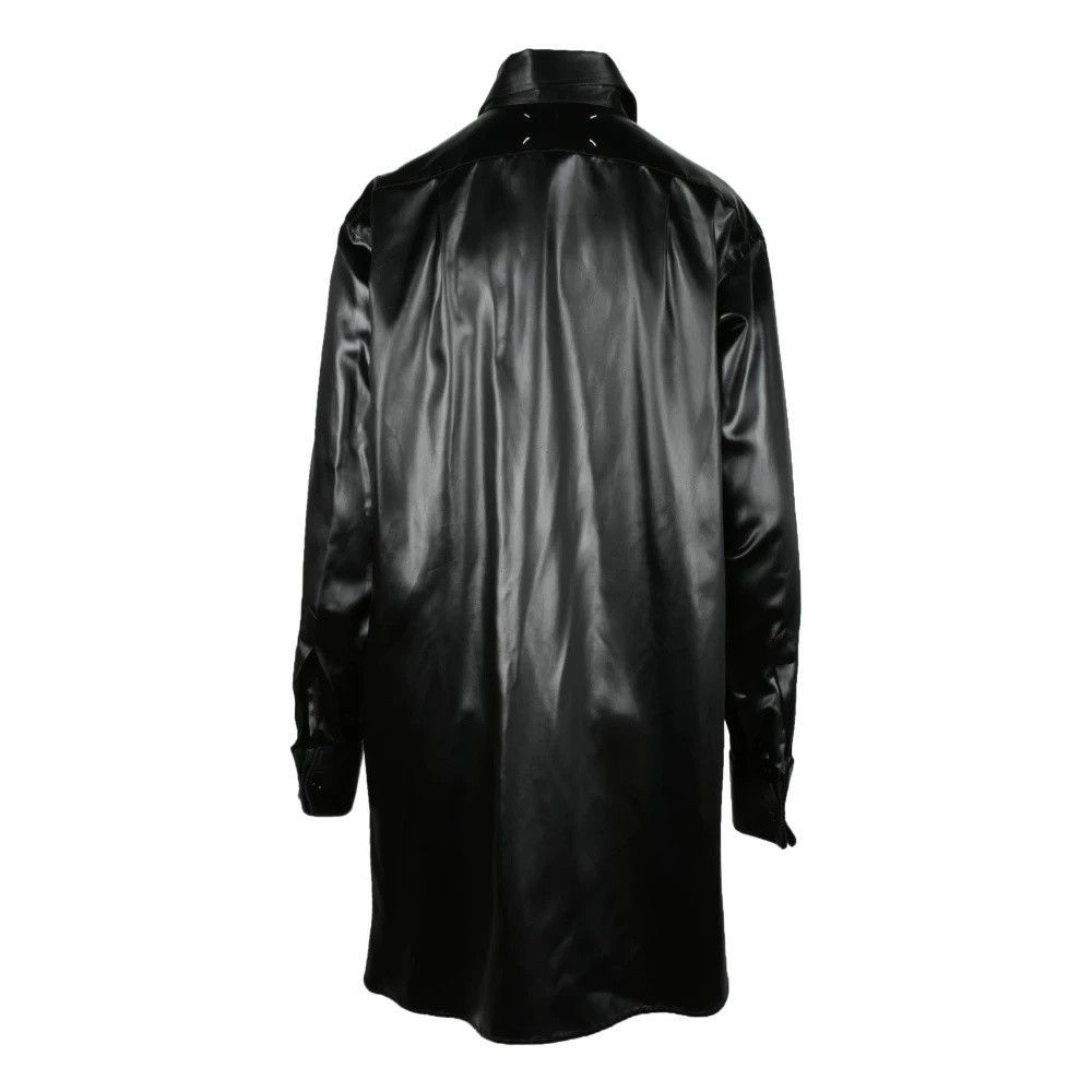 Maison Margiela o1y0625 Solid Color Shirt in Black Size S / US 4 / IT 40 - 2 Thumbnail