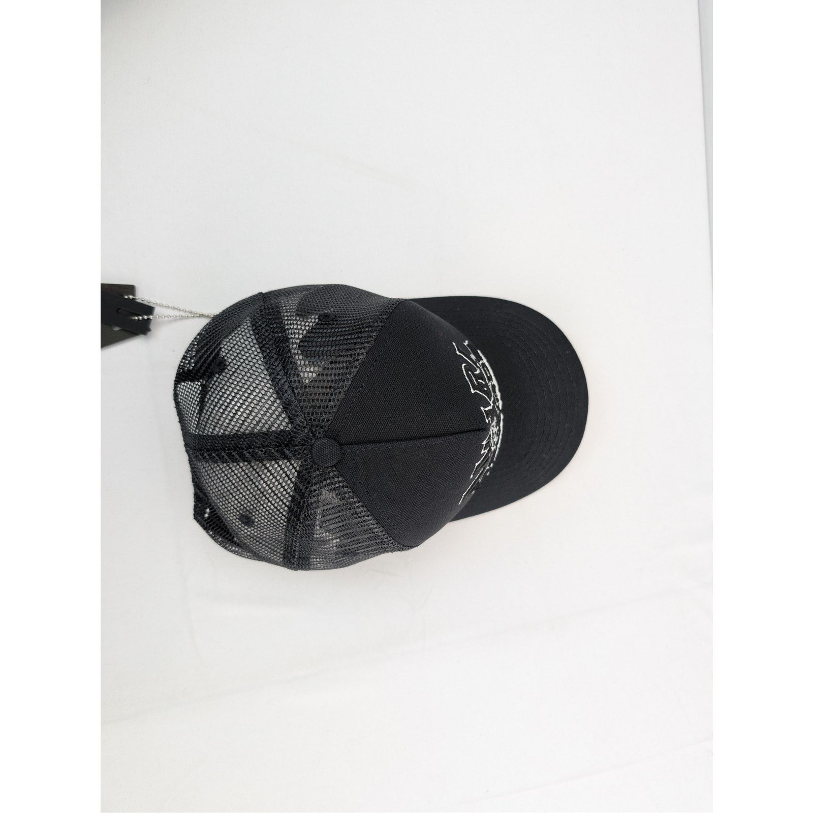 Amiri o1rshd1 Q:2 / Size: OS / Wolf Logo Trucker Cap / Hat Black Size ONE SIZE - 8 Thumbnail