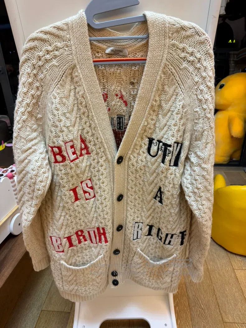 Valentino Valentino Heavy embroidered cardigan Size S / US 4 / IT 40 - 1 Thumbnail