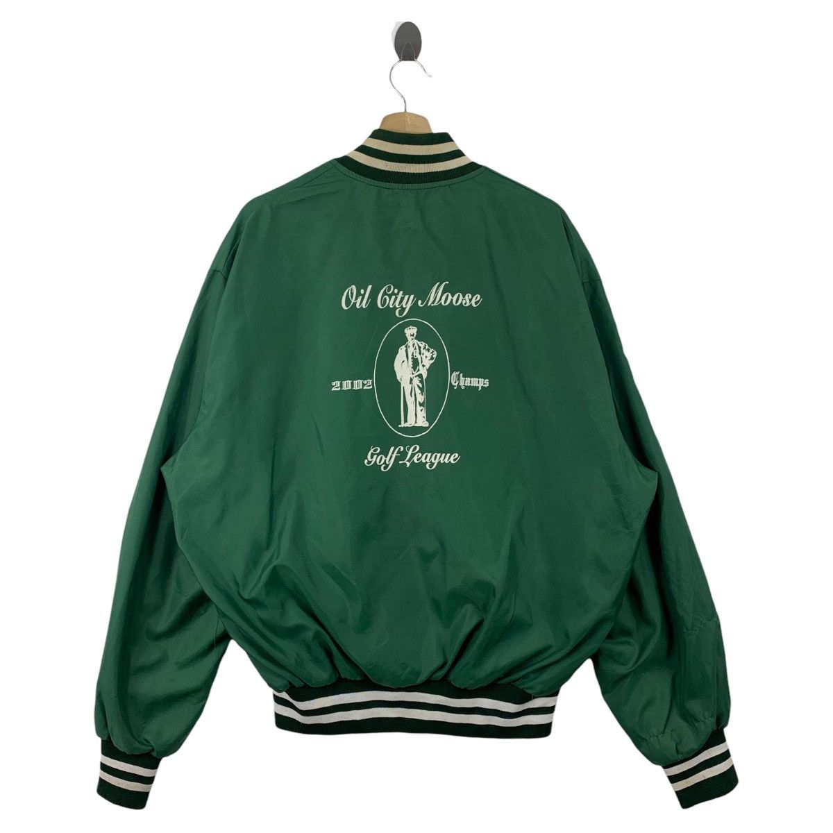 Holloway × Vintage Vintage HOLLOWAY oil city moose varsity jacket Size US XL / EU 56 / 4 - 4 Thumbnail