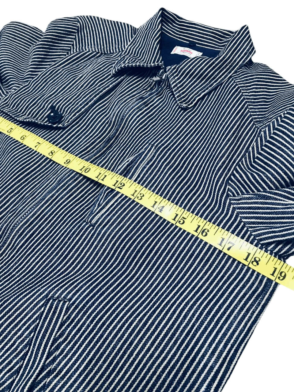 Japanese Brand Vintage Saburoku Hickory Stripe Jacket Size US M / EU 48-50 / 2 - 5 Thumbnail