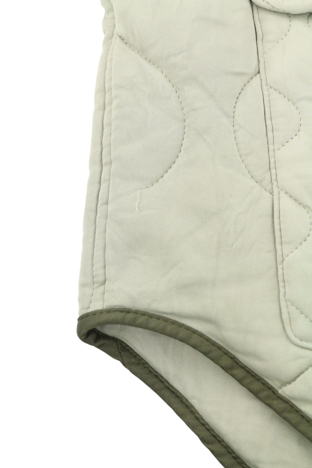 Allsaints Foxi Liner EU42 Green Quilted Button Crew Neck 86742 Size XL / US 12-14 / IT 48-50 - 7 Thumbnail