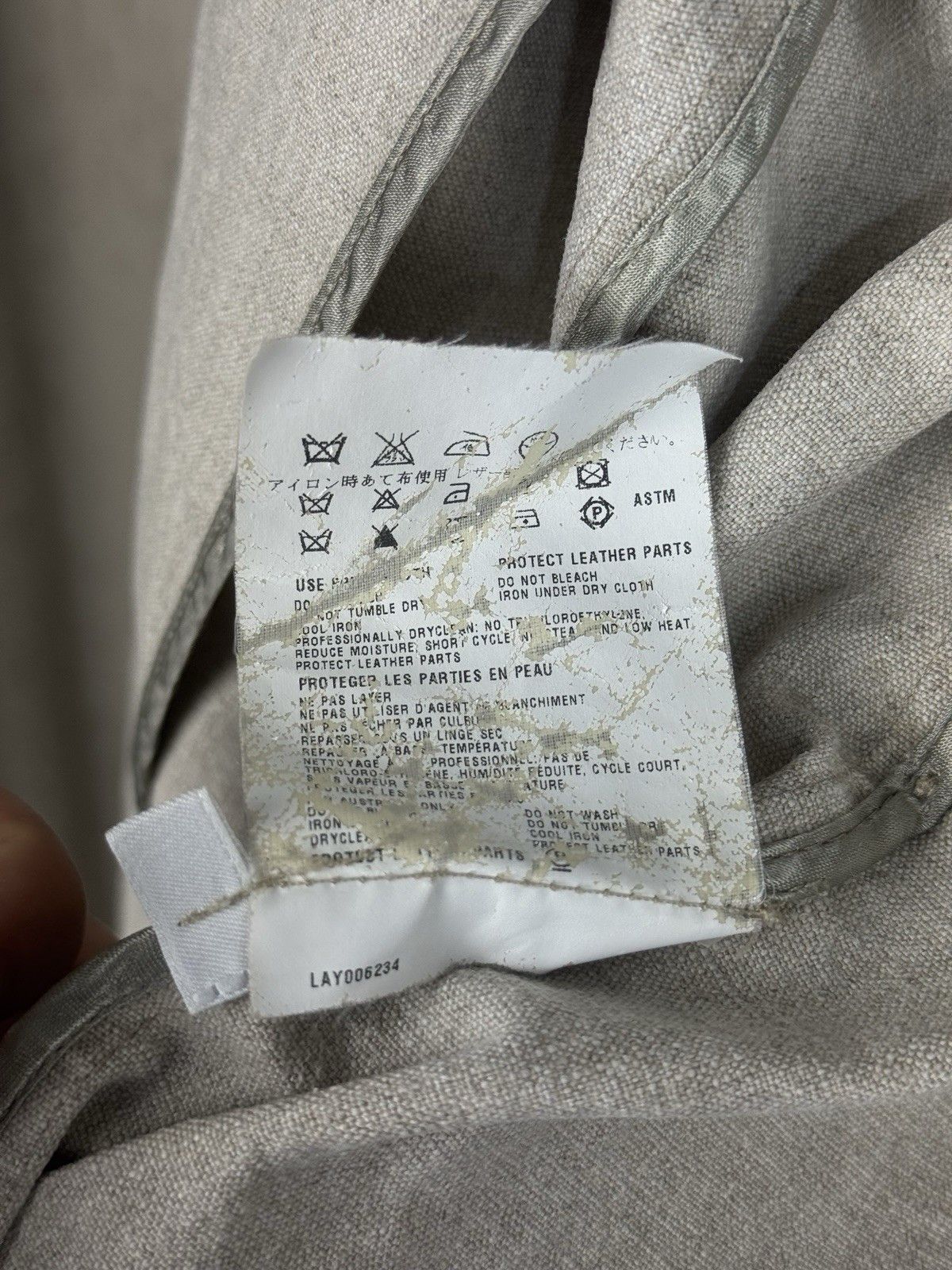 Prada Vintage Prada Sport Woman Luxury Beige Cotton Linen Coat Size M / US 6-8 / IT 42-44 - 16 Thumbnail