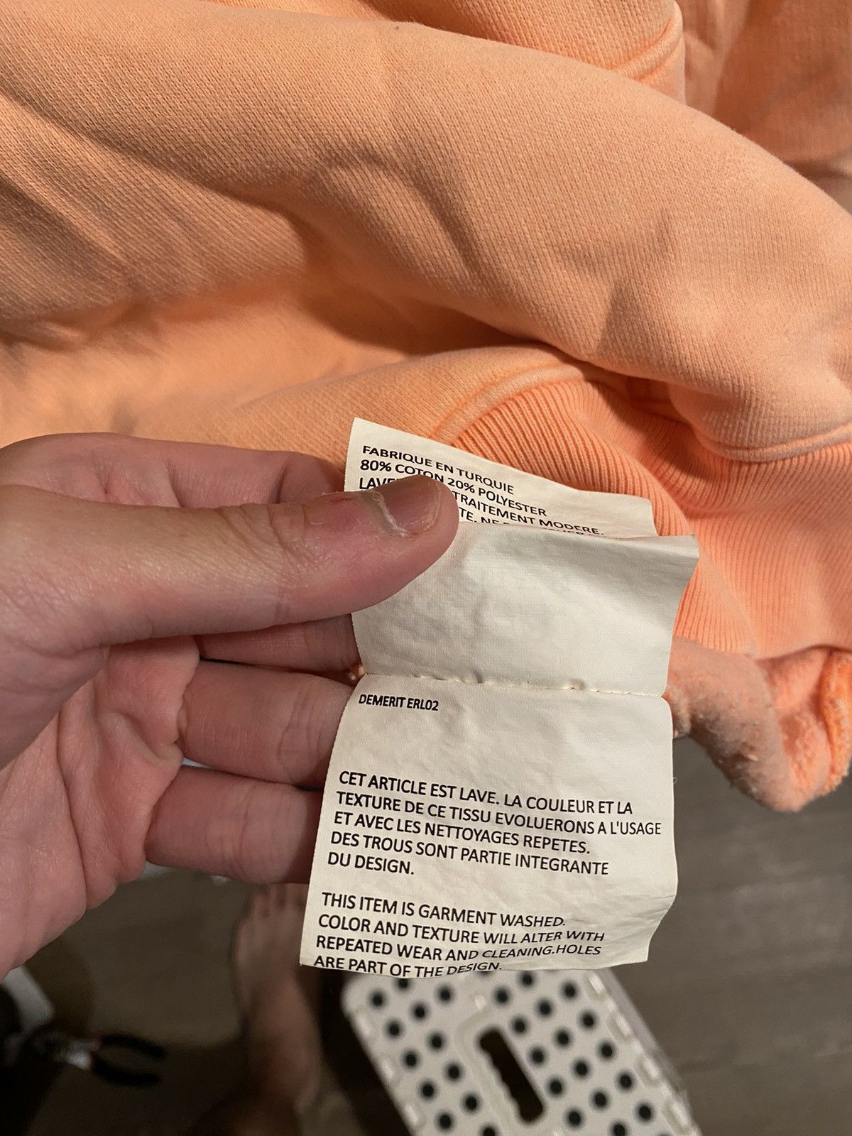 ERL ERL Venice Be Nice Hoodie Orange Size Medium Size US M / EU 48-50 / 2 - 10 Thumbnail