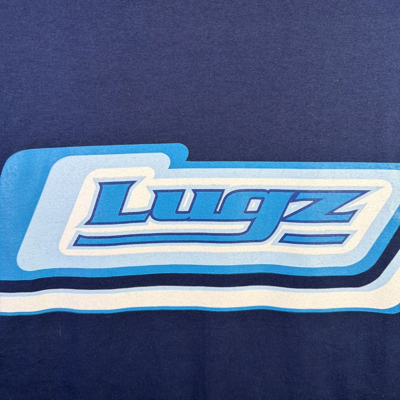 Lugz Vintage Skate Shirt Mens XL Navy 90s Lugz Box Logo Surf Rare Size US XL / EU 56 / 4 - 3 Thumbnail