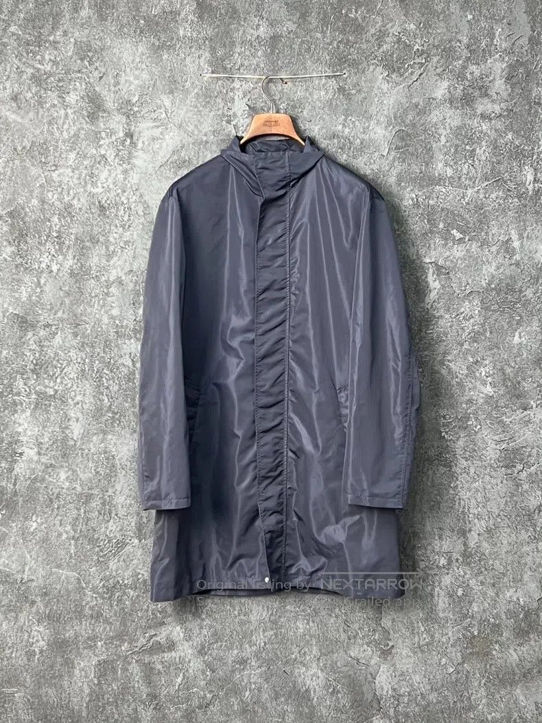 Versace Versace Leather label small logo trench coat on the back Size US XL / EU 56 / 4 - 1 Thumbnail