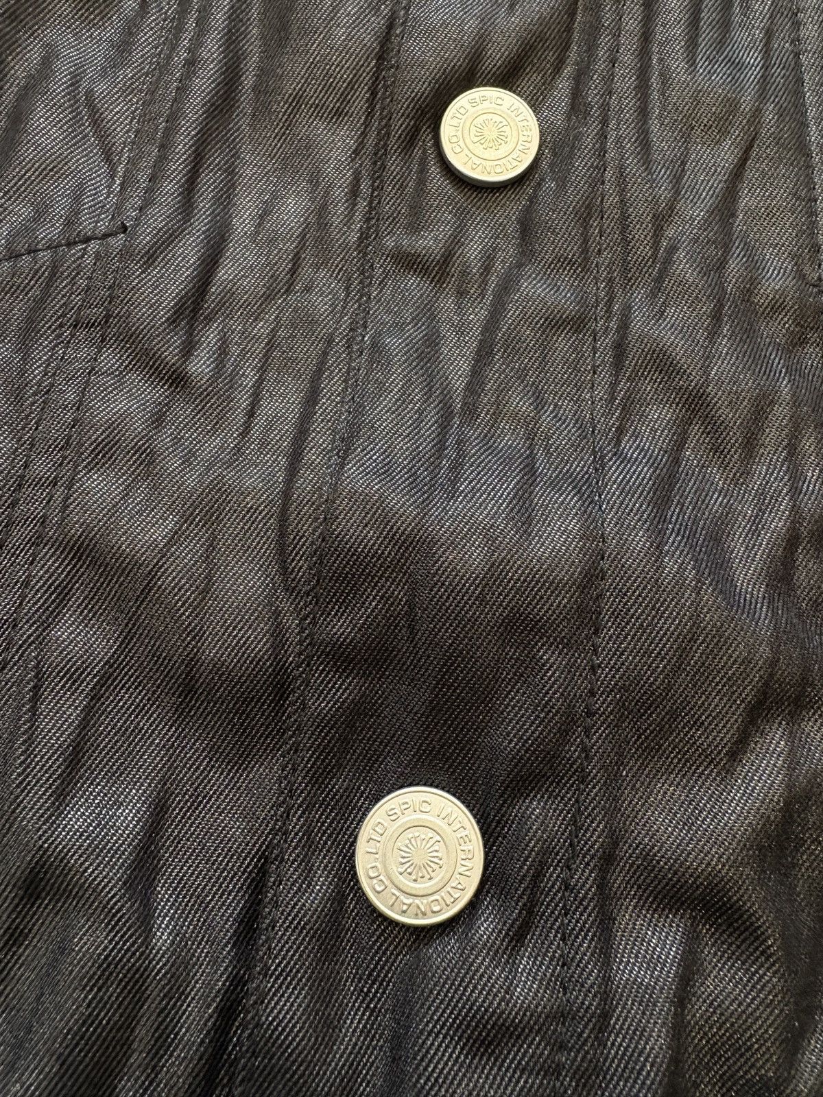 Tornado Mart Tornado mart Trompe-l'œil waxed effect jacket Size US L / EU 52-54 / 3 - 4 Thumbnail