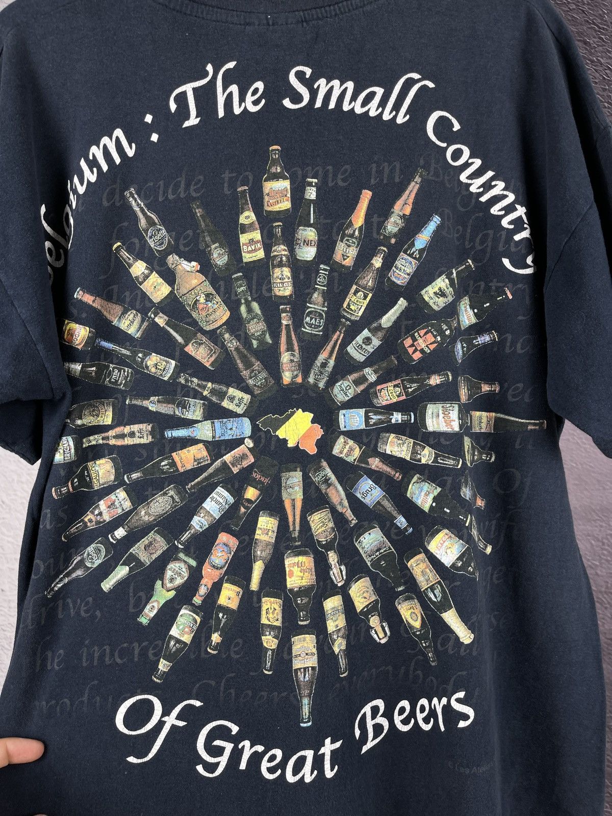Band Tees Belgium The Small Country Of Great Beers Double-Sided Tee Size US L / EU 52-54 / 3 - 12 Thumbnail