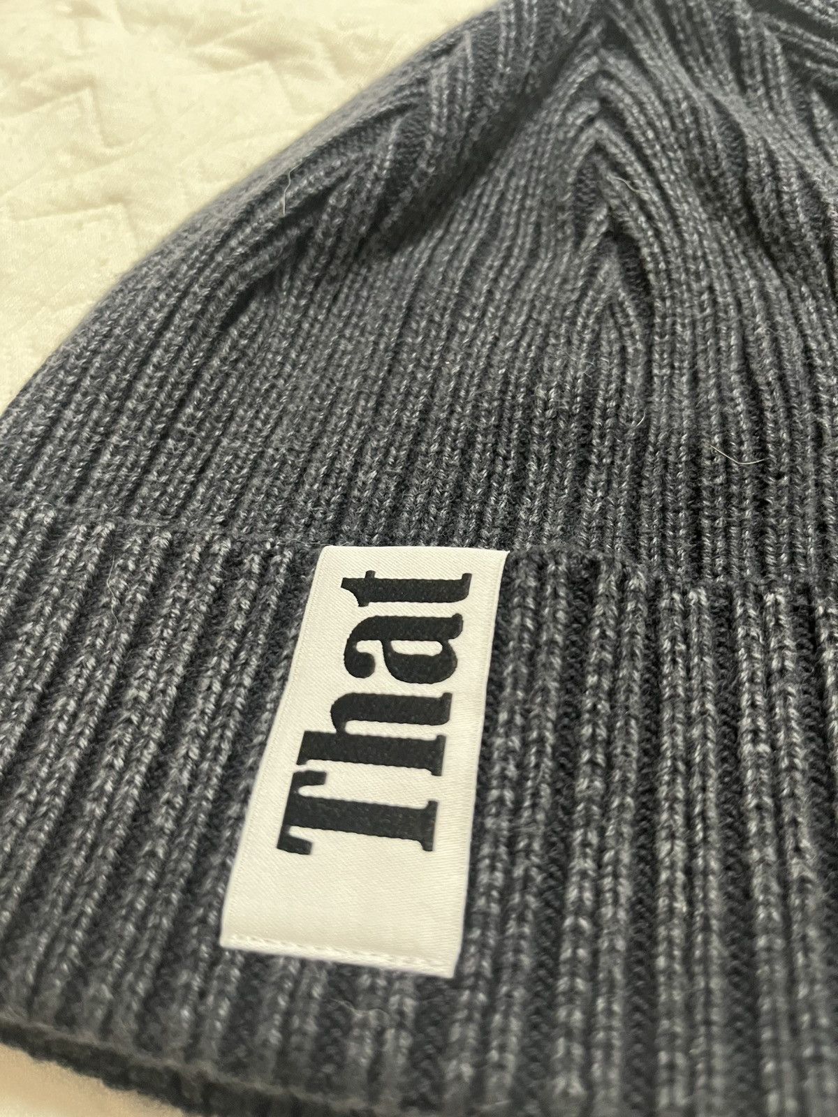 thisisneverthat THISISNEVERTHAT NAVY WASHED BEANIE Size ONE SIZE - 2 Thumbnail