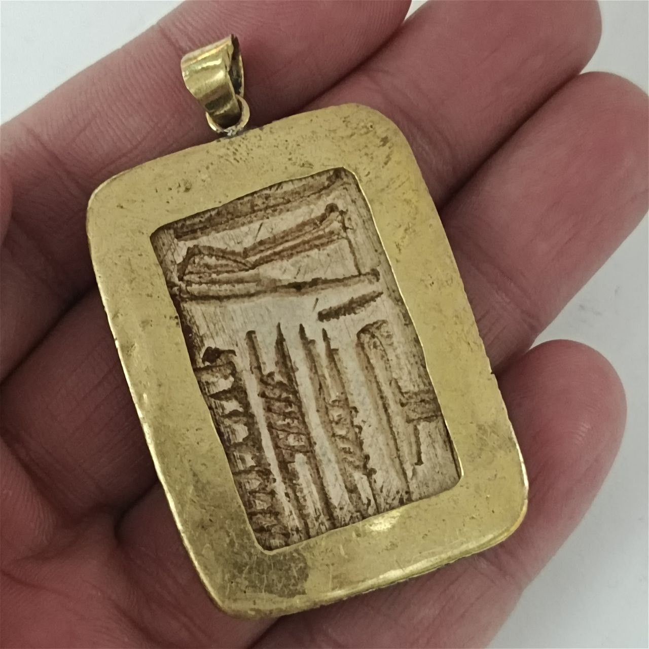 Other Egyptian pendant with hieroglyphs antique pharaonic style Size ONE SIZE - 3 Thumbnail