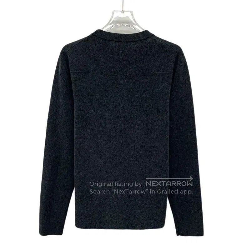 Dior Dior Black Logo Wool Crewneck Sweatshirt. Size US S / EU 44-46 / 1 - 2 Thumbnail