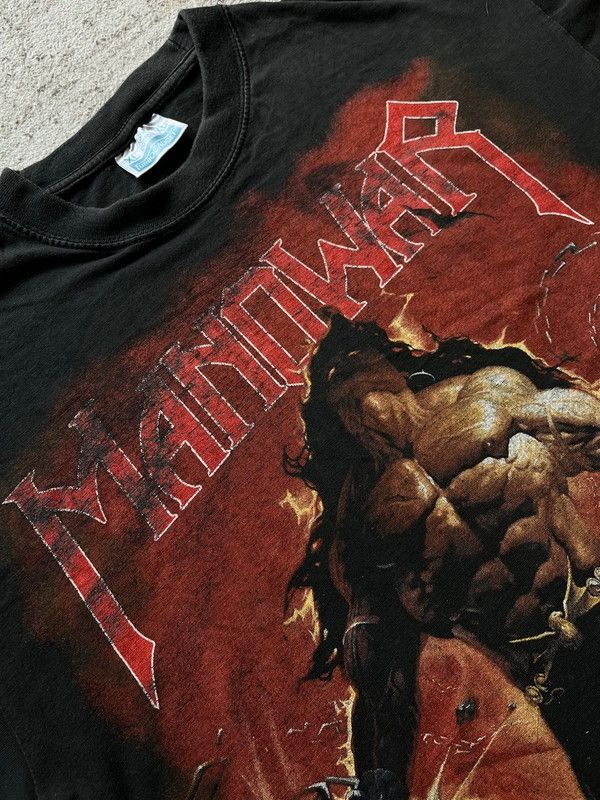 Vintage Manowar Agony And Ecstasy World Tour 1994 - 1995 Sz XL Rare Size US XL / EU 56 / 4 - 4 Thumbnail