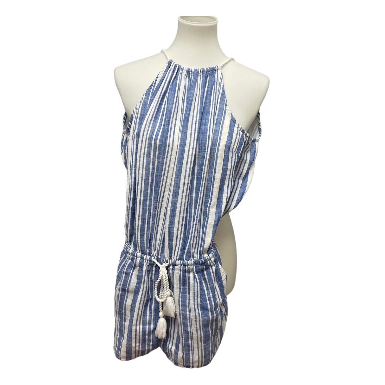 Vineyard Vines Vineyard Vines Womens Size 2 Cotton Linen Blend Romper Size 26" / US 2 / IT 38 - 1 Thumbnail