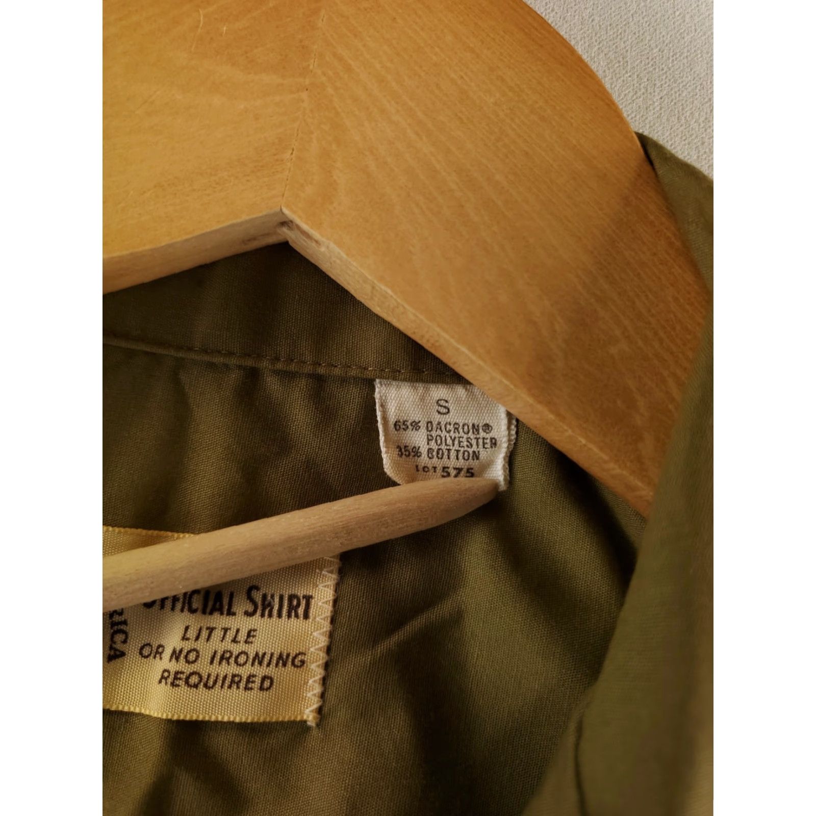 Vintage VINTAGE Boy Scouts America BSA Button-Up Shirt Olive Green Mens S Loop Collar Size US S / EU 44-46 / 1 - 5 Thumbnail
