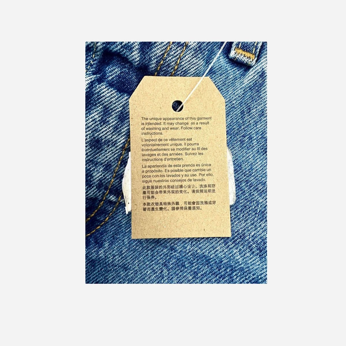 Levi's Levi’s Women’s 501 Patch Straight High Rise Blue Jeans 25-30 Size 25" / US 0 / IT 36 - 8 Thumbnail