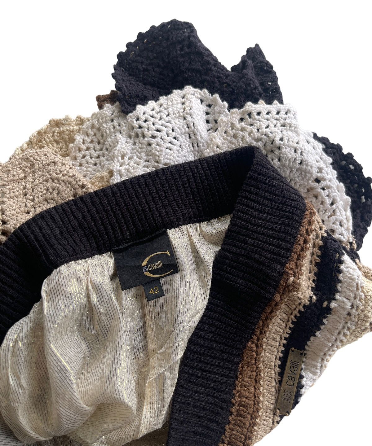 Just Cavalli Just Cavalli Crochet Mini Skirts Size 30" / US 8 / IT 44 - 4 Thumbnail