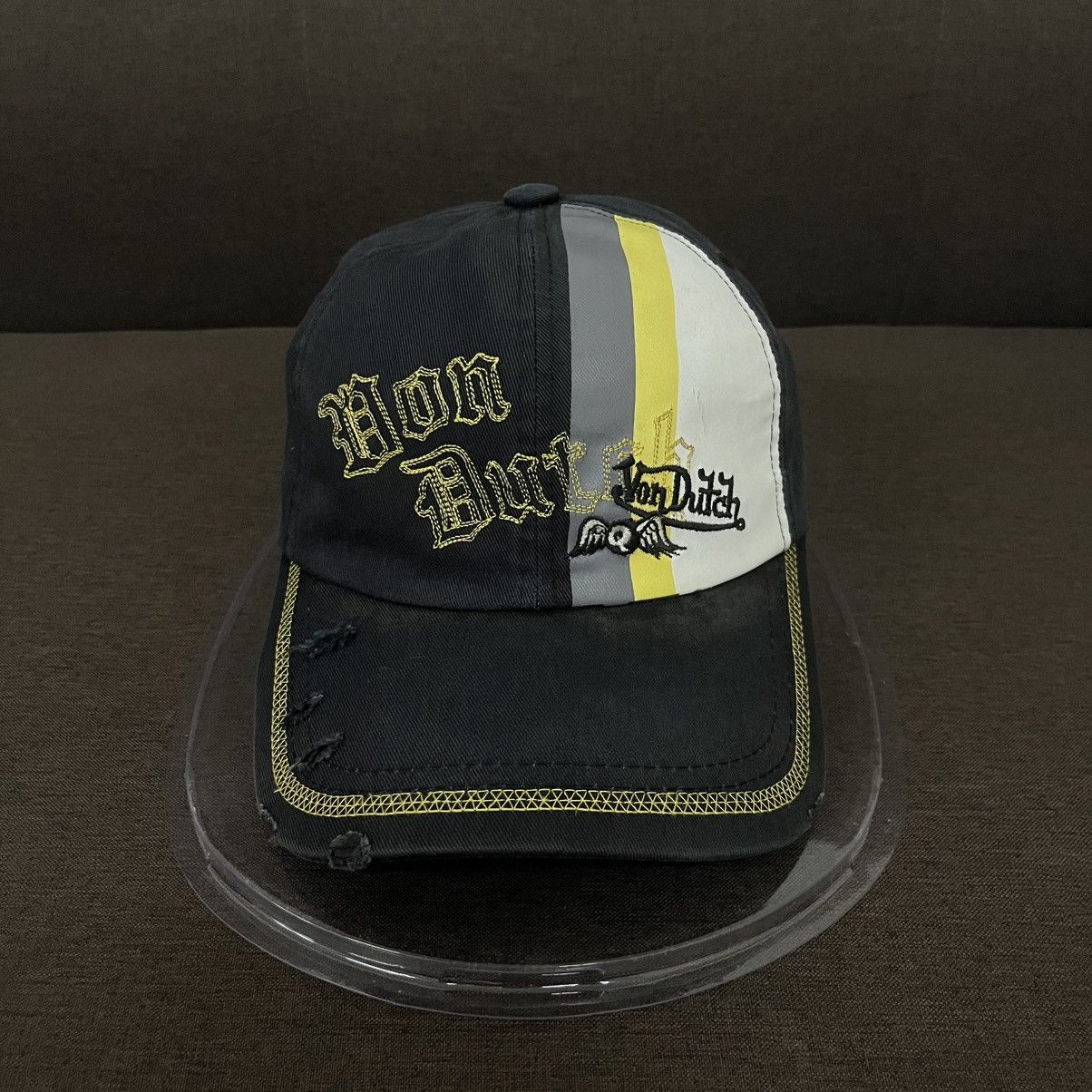 Von Dutch Vintage 90s Von Dutch Eyeball Custamade Hat/Vondutch Cap sq Size ONE SIZE - 1 Thumbnail