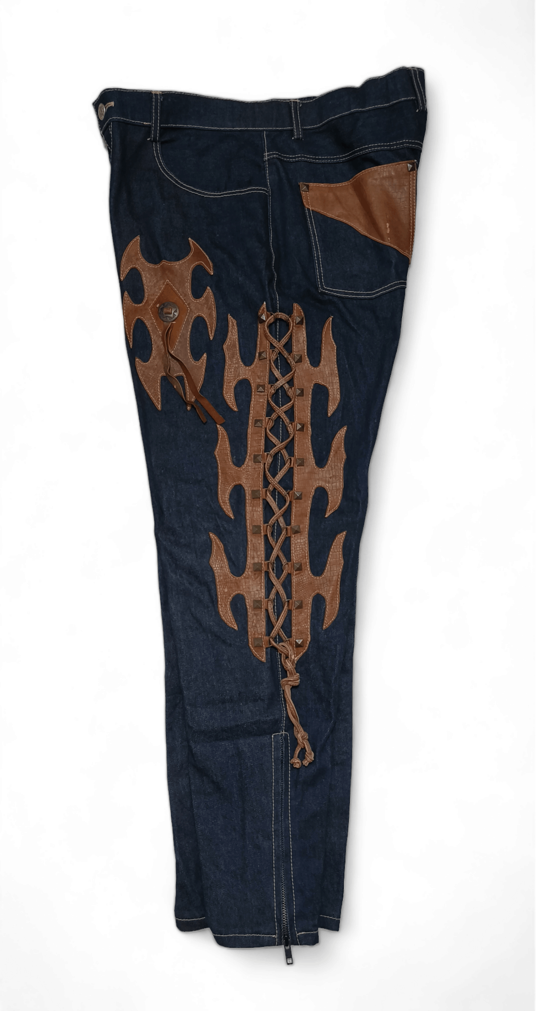 Vintage Vintage Men's Denim Choppers United Bikers Riding Jeans Size US 36 / EU 52 - 4 Thumbnail