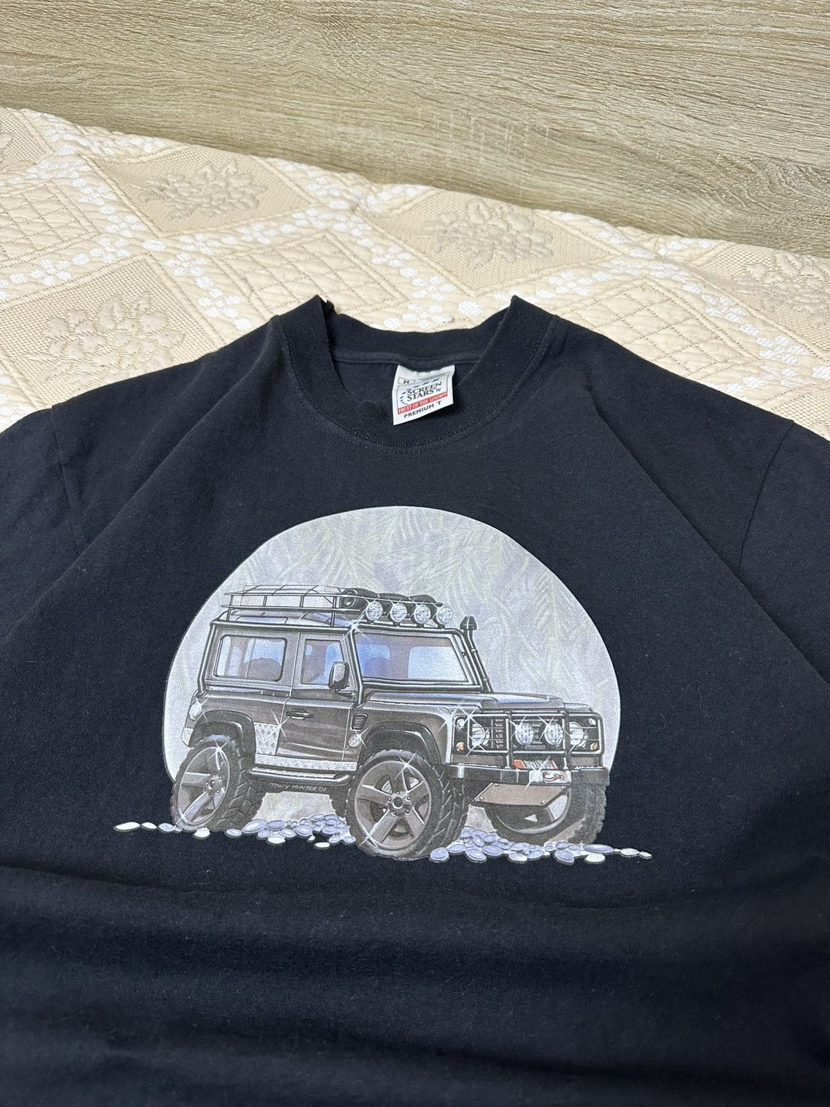 Vintage 🔥 90s Land Rover Defender Vintage T Shirt Aston Martin Ford Size US M / EU 48-50 / 2 - 2 Thumbnail