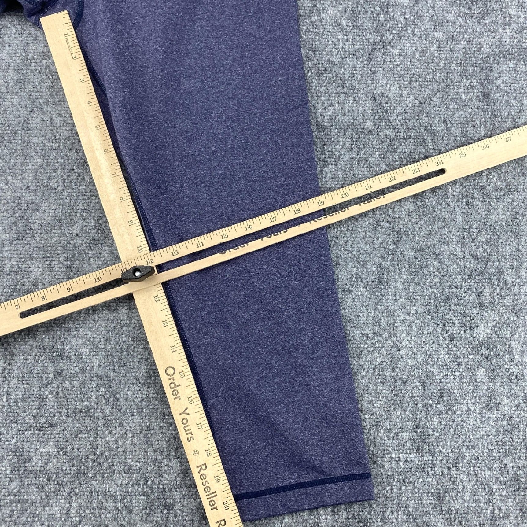 Lululemon Lululemon Crop Leggings Womens Small Blue Tie Dye Waist Roll Down Yoga Capris Size 28" / US 6 / IT 42 - 6 Thumbnail