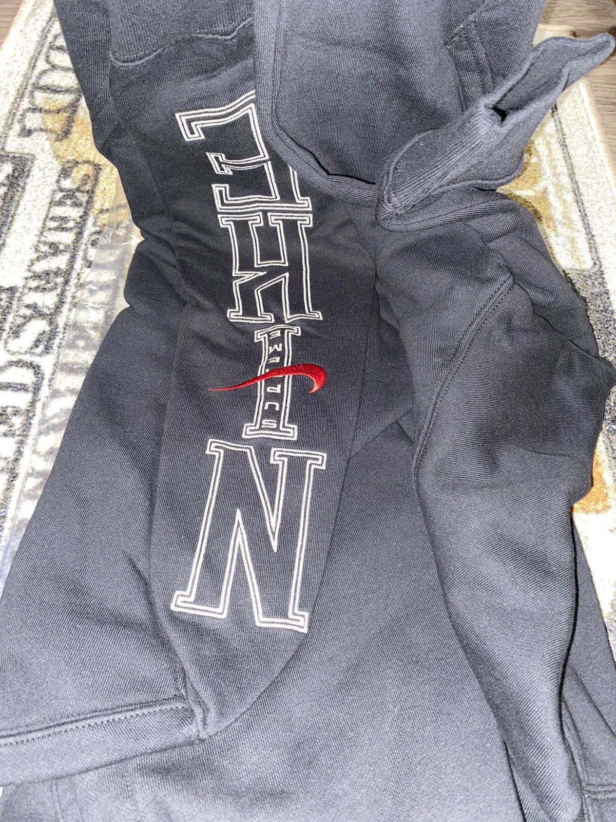 image of Nike Supreme Hooded Sweatshirt in Black, Men's (Size 2XL)