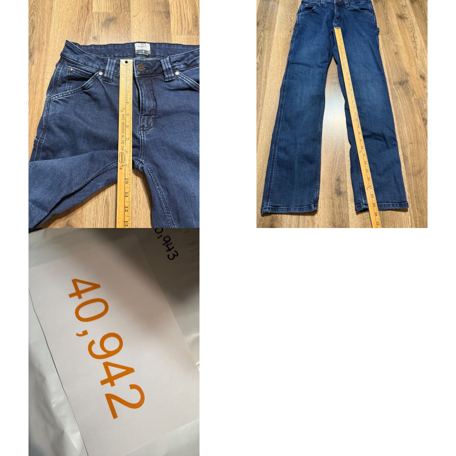 Vintage Ridgecut Jeans Women's 6 Blue Denim Straight Mid Rise Jeans Inseam 30 in Regular Rise Style Straight Size 28" / US 6 / IT 42 - 8 Thumbnail