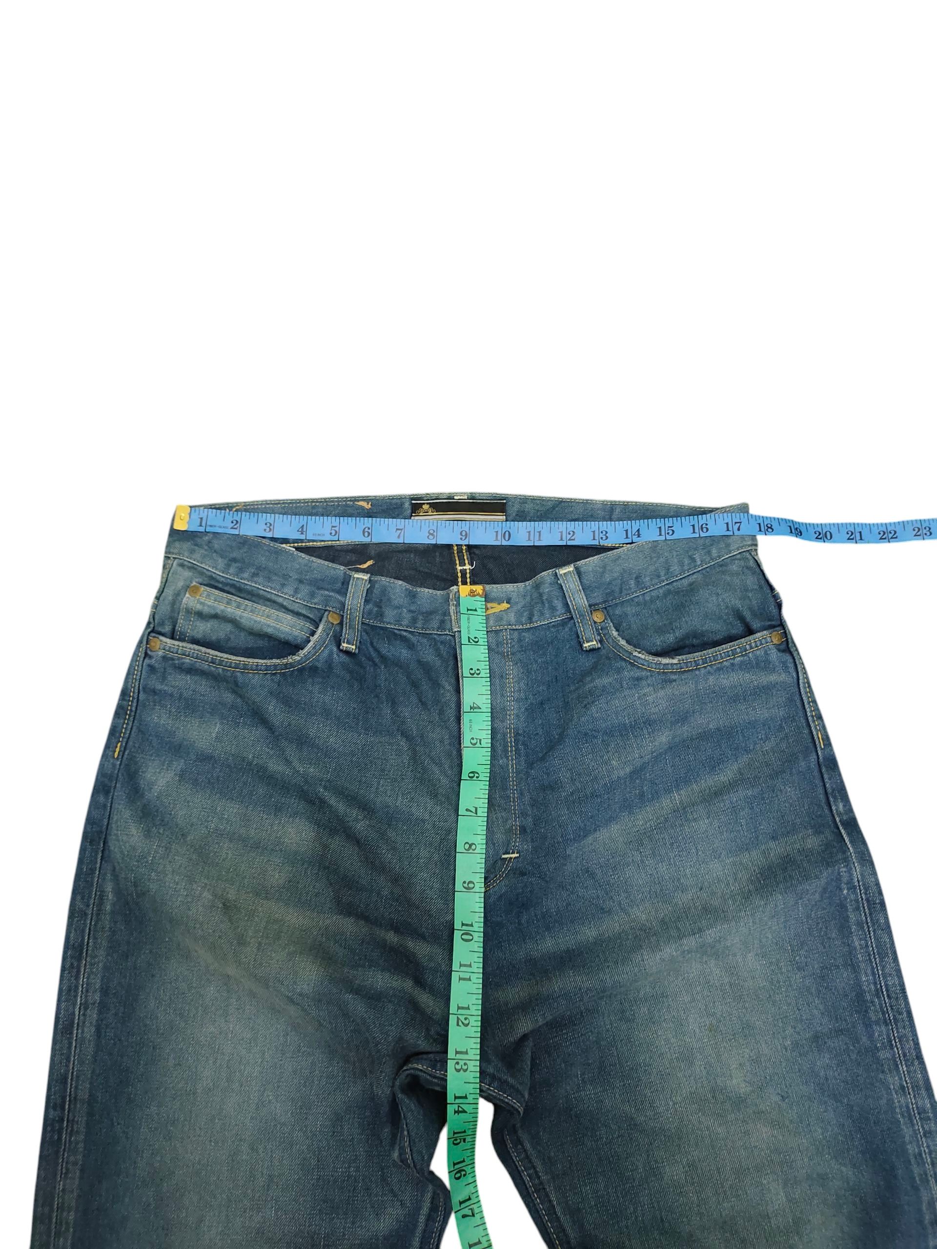 Undercover Lee X Men Melrose Japan Clawmark Faded Denim Jeans Size US 36 / EU 52 - 13 Thumbnail