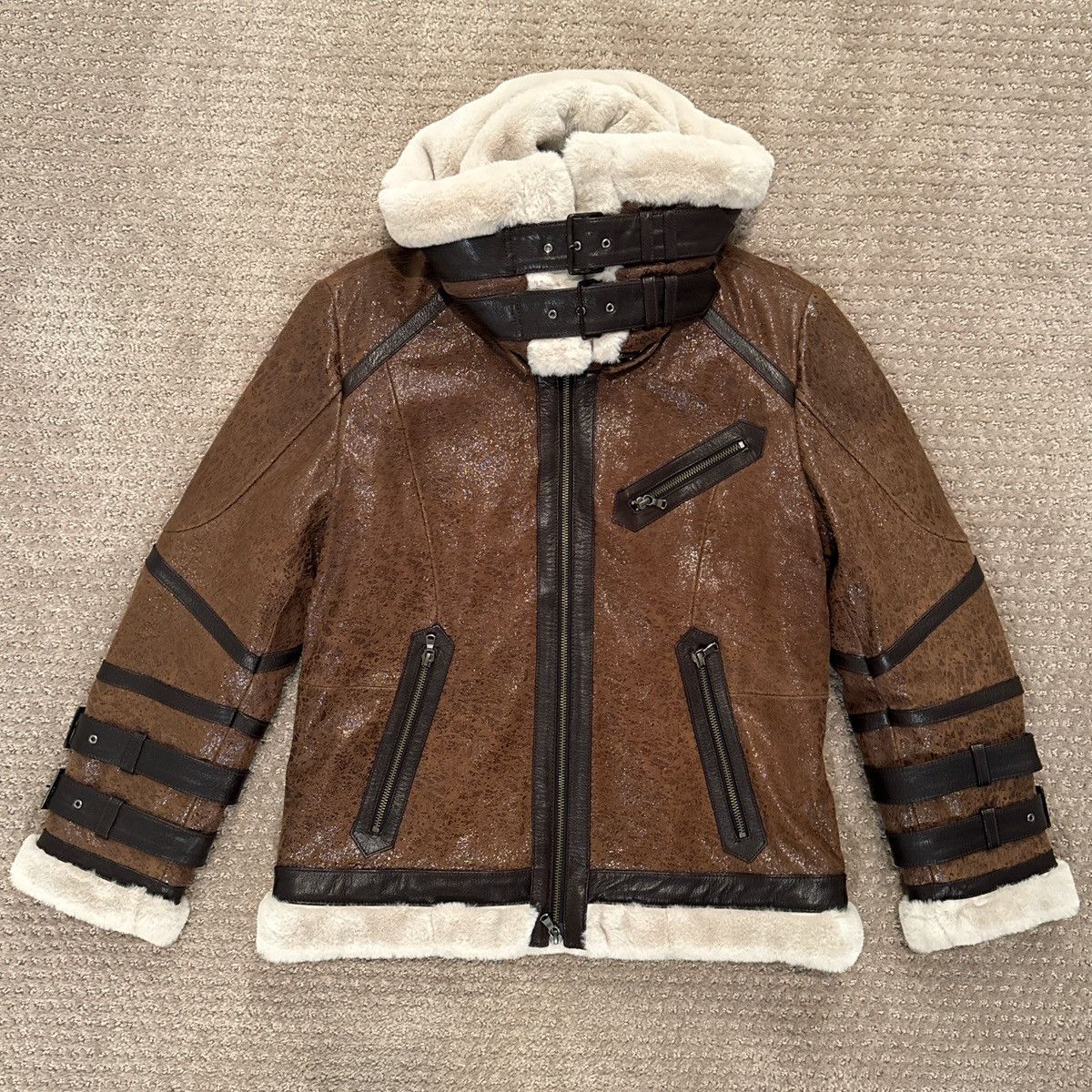 Tornado Mart Tornado mart fur lined leather jacket Size US M / EU 48-50 / 2 - 3 Thumbnail