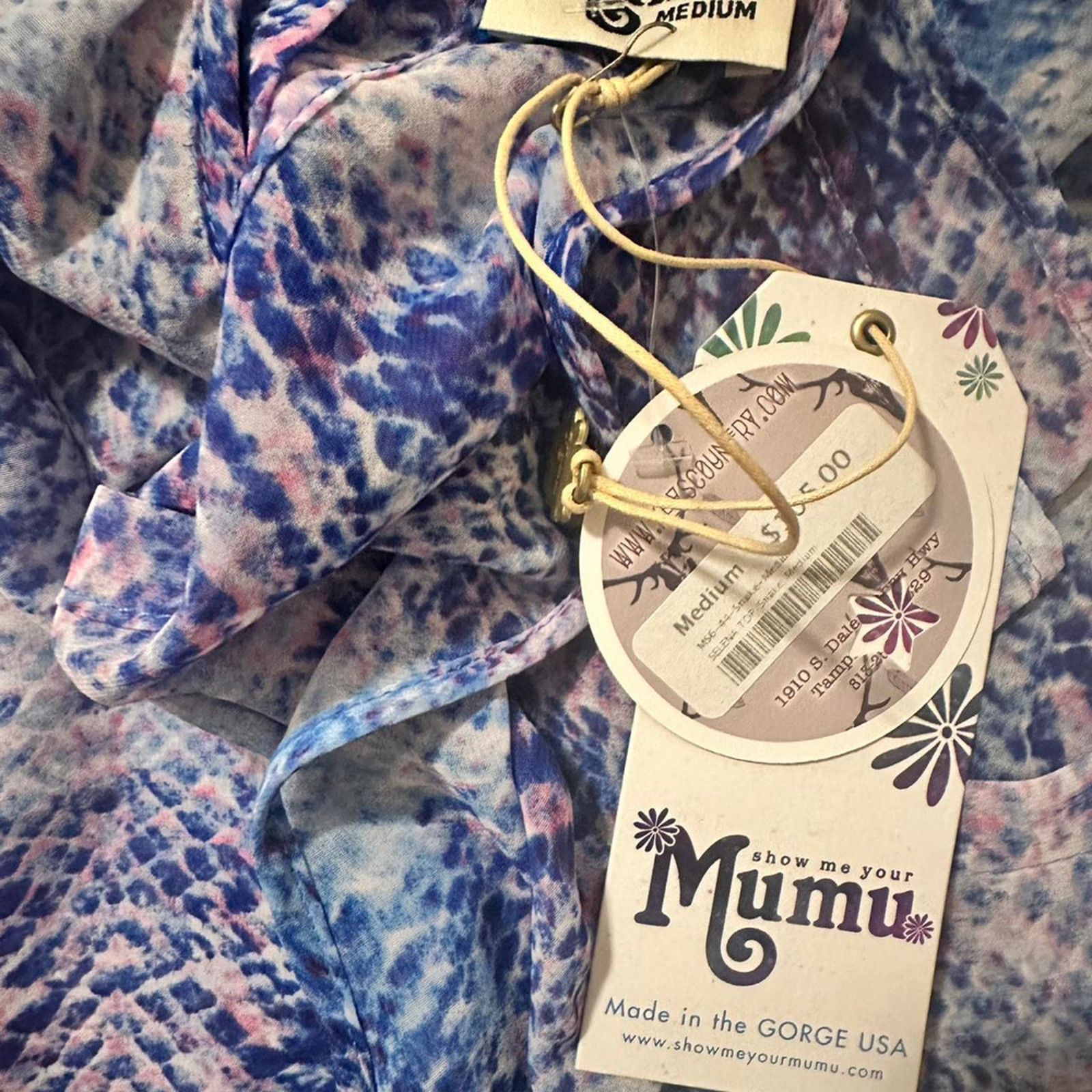 Show Me Your MuMu show me your mumu selena halter cropped top Retro eclectic Size M / US 6-8 / IT 42-44 - 5 Thumbnail