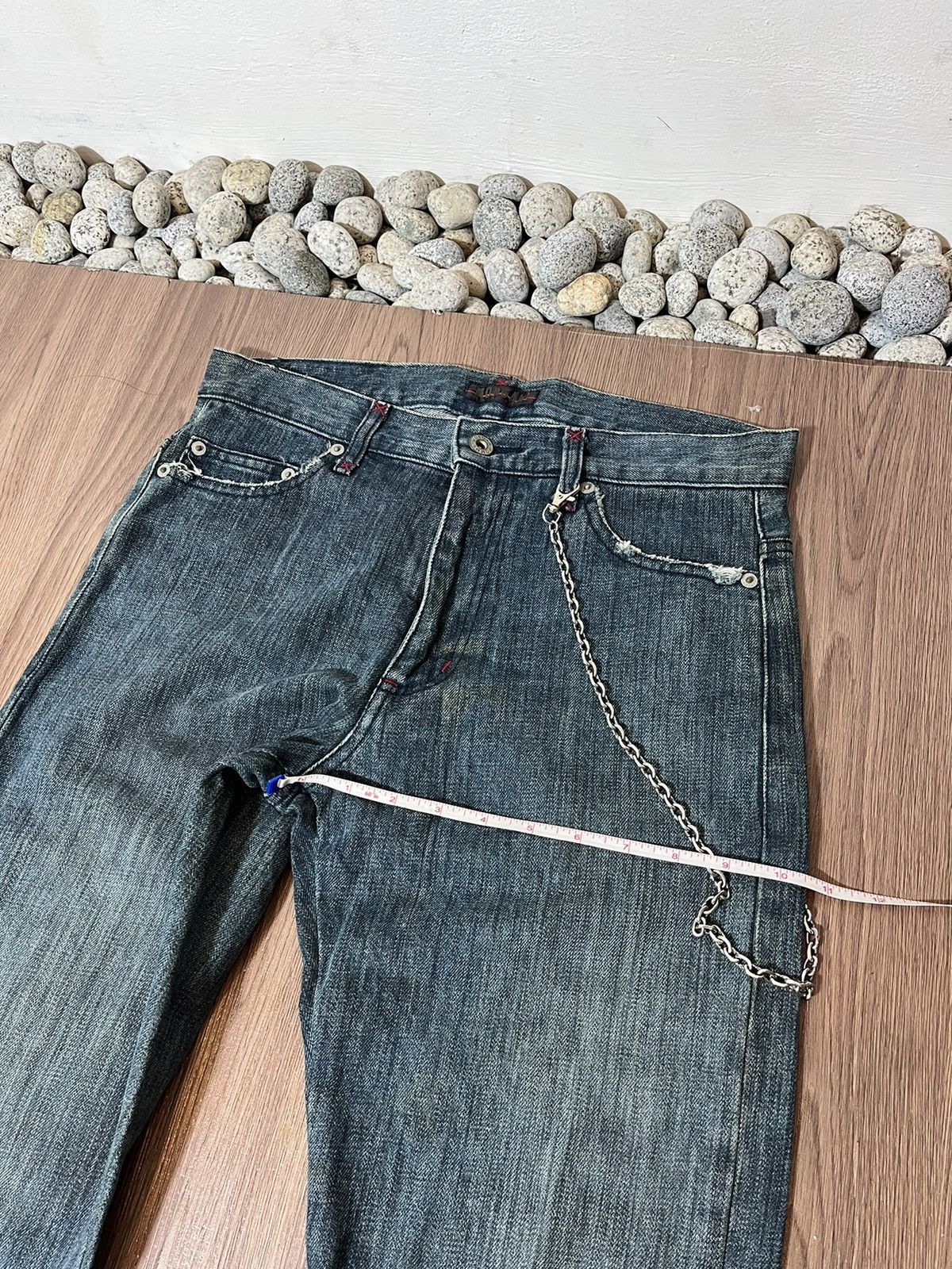 Morgan Homme Morgan Homme rusty washed flare denim Size US 31 - 17 Thumbnail