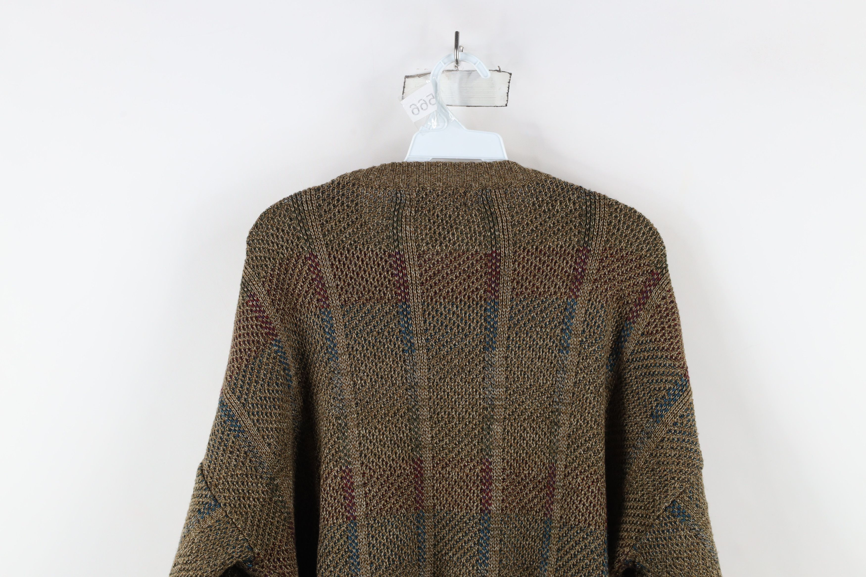 Vintage Vintage 90s Streetwear Earth Tone Knit Dad Grandpa Sweater Size US XL / EU 56 / 4 - 6 Thumbnail