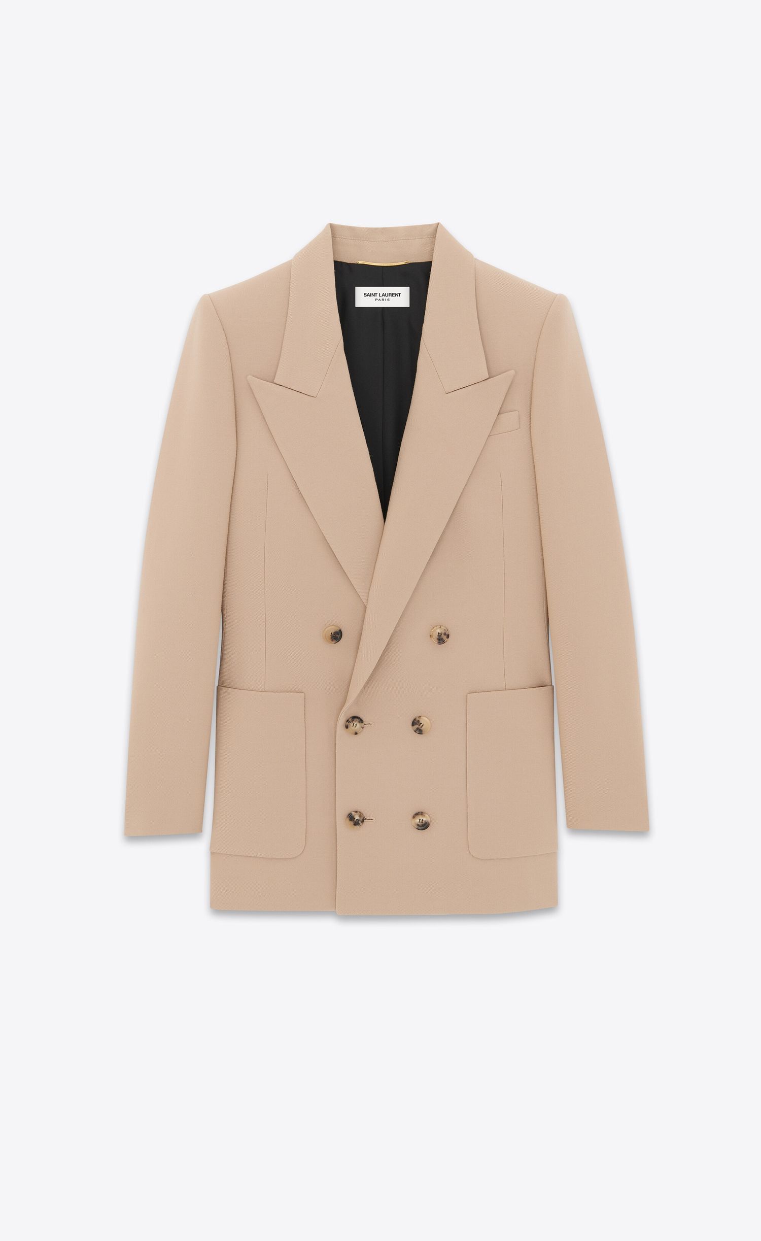 Saint Laurent Paris Jacket In Wool Gabardine Size XS / US 0-2 / IT 36-38 - 1 Thumbnail