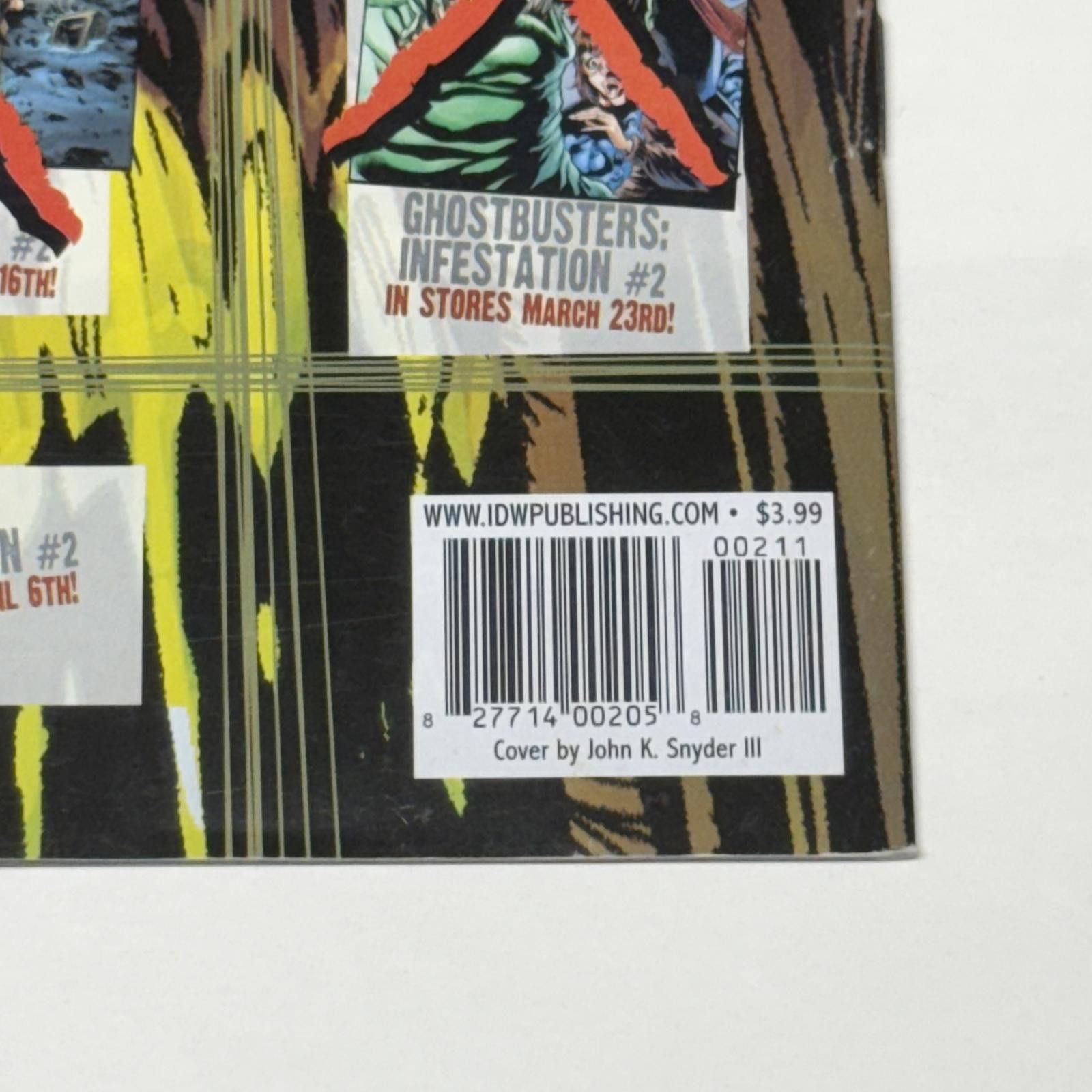 Designer IDW Infestation #2 Zombie Cover B Variant APR 2011 NM+ Size ONE SIZE - 7 Thumbnail