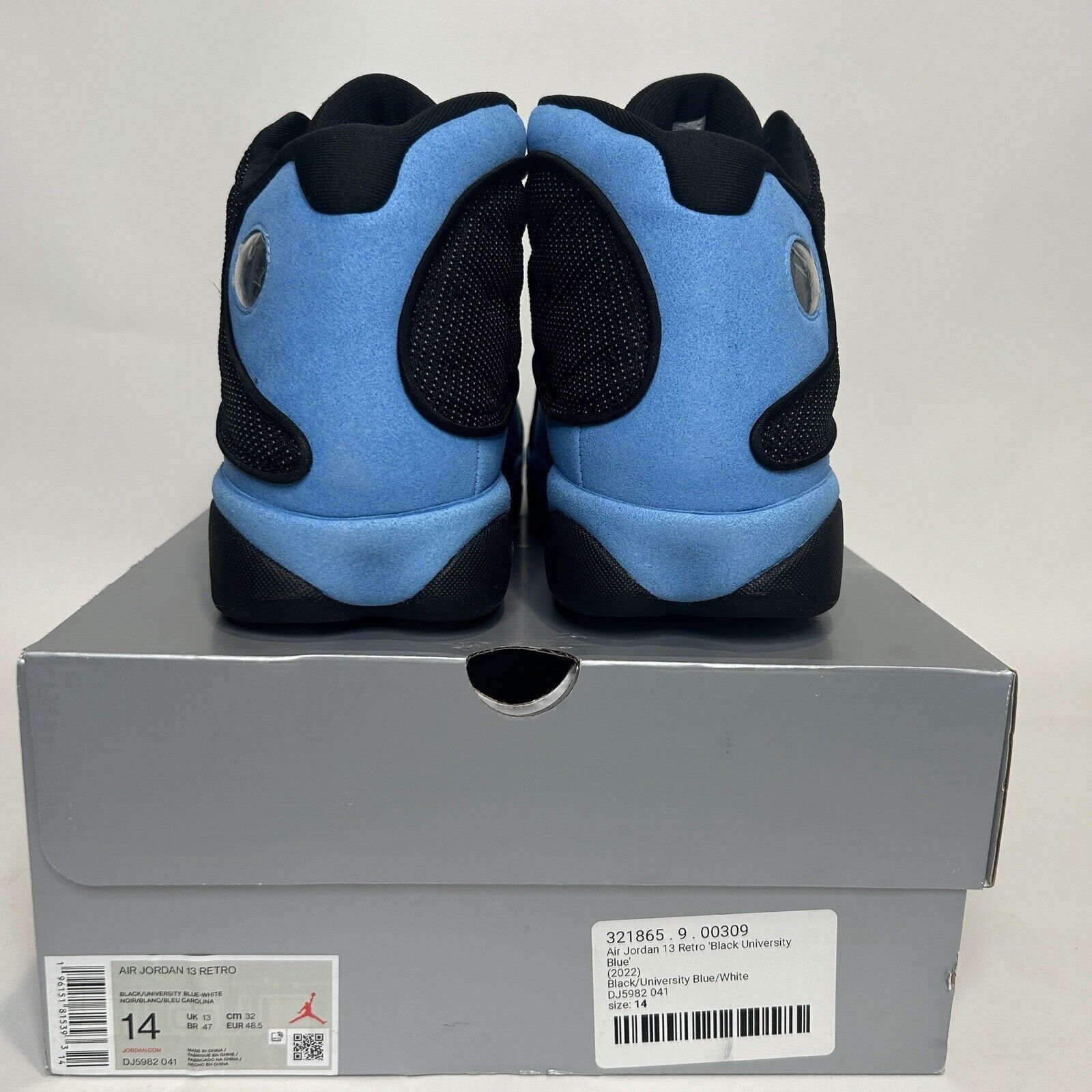 Nike Nike Air Jordan 13 Retro OG “Black University Blue/UNC” 2024 Size US 14 / EU 47 - 4 Thumbnail