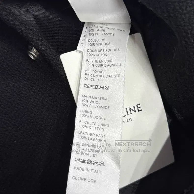 Celine Celine Classic C-shaped Leather Baseball Jacket Size US S / EU 44-46 / 1 - 5 Thumbnail
