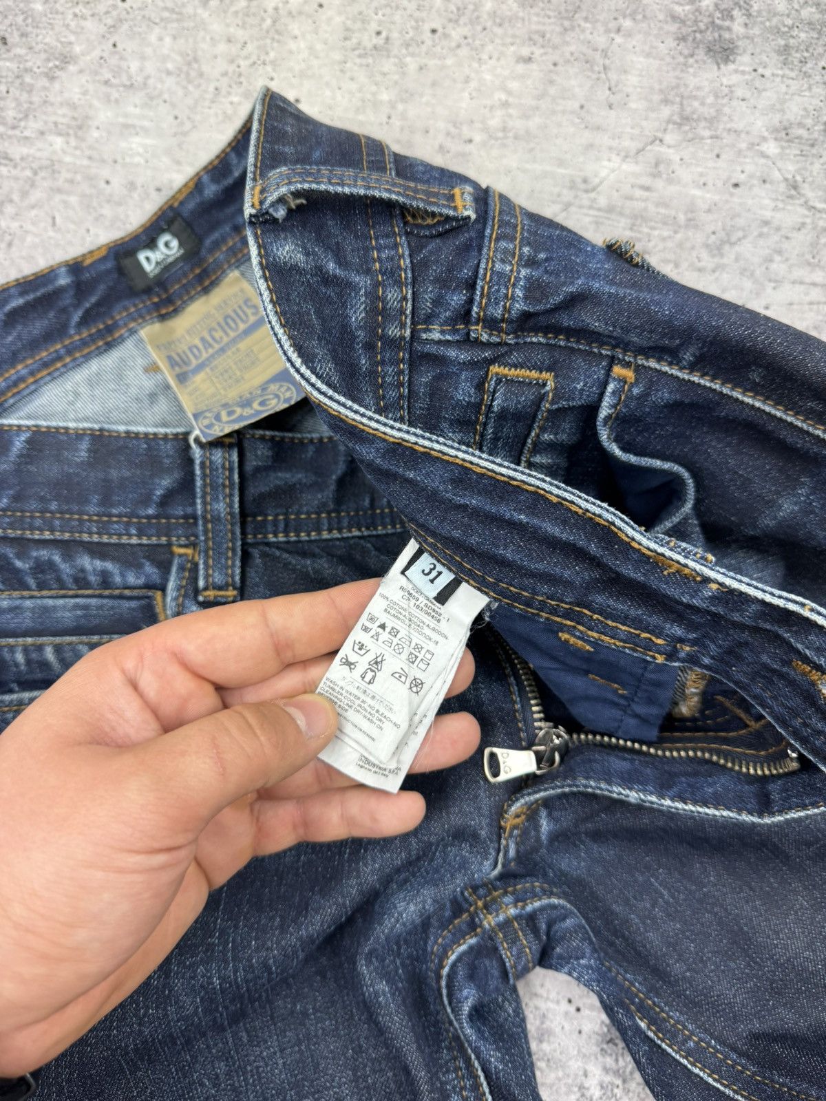 Dolce&Gabbana Vintage Blue Denim Jeans Men Man Size 31