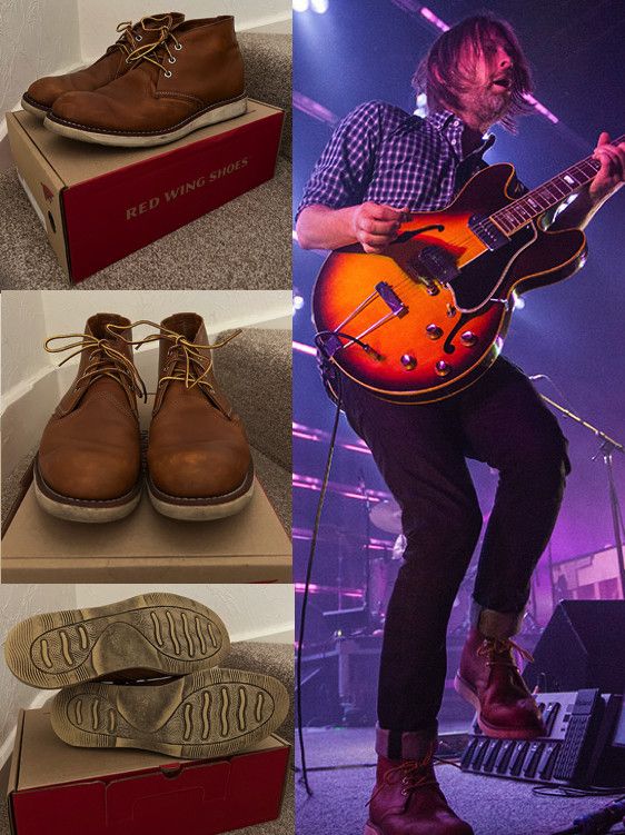 image of Red Wing 3140 Work Chukka Boot Tan Thom Yorke Radiohead, Men's (Size 9.5)