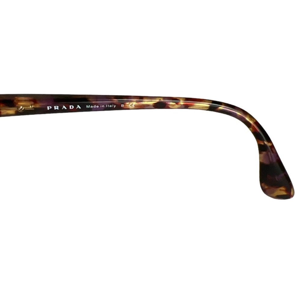 Prada PRADA VPR 03Q PDN 101 Tortoise Brown Purple Eyeglass Frames Size ONE SIZE - 6 Thumbnail