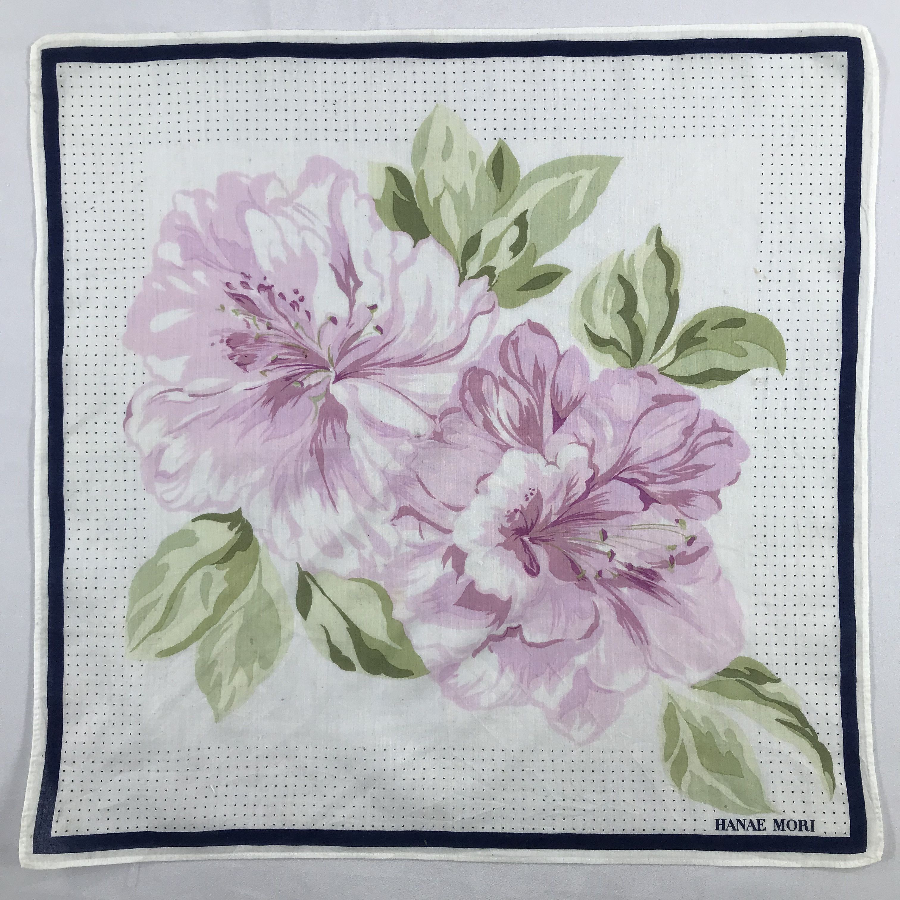 Hanae Mori Hanae Mori Bandana / Handkerchief / Neckerchief - S2309 Size ONE SIZE - 1 Thumbnail