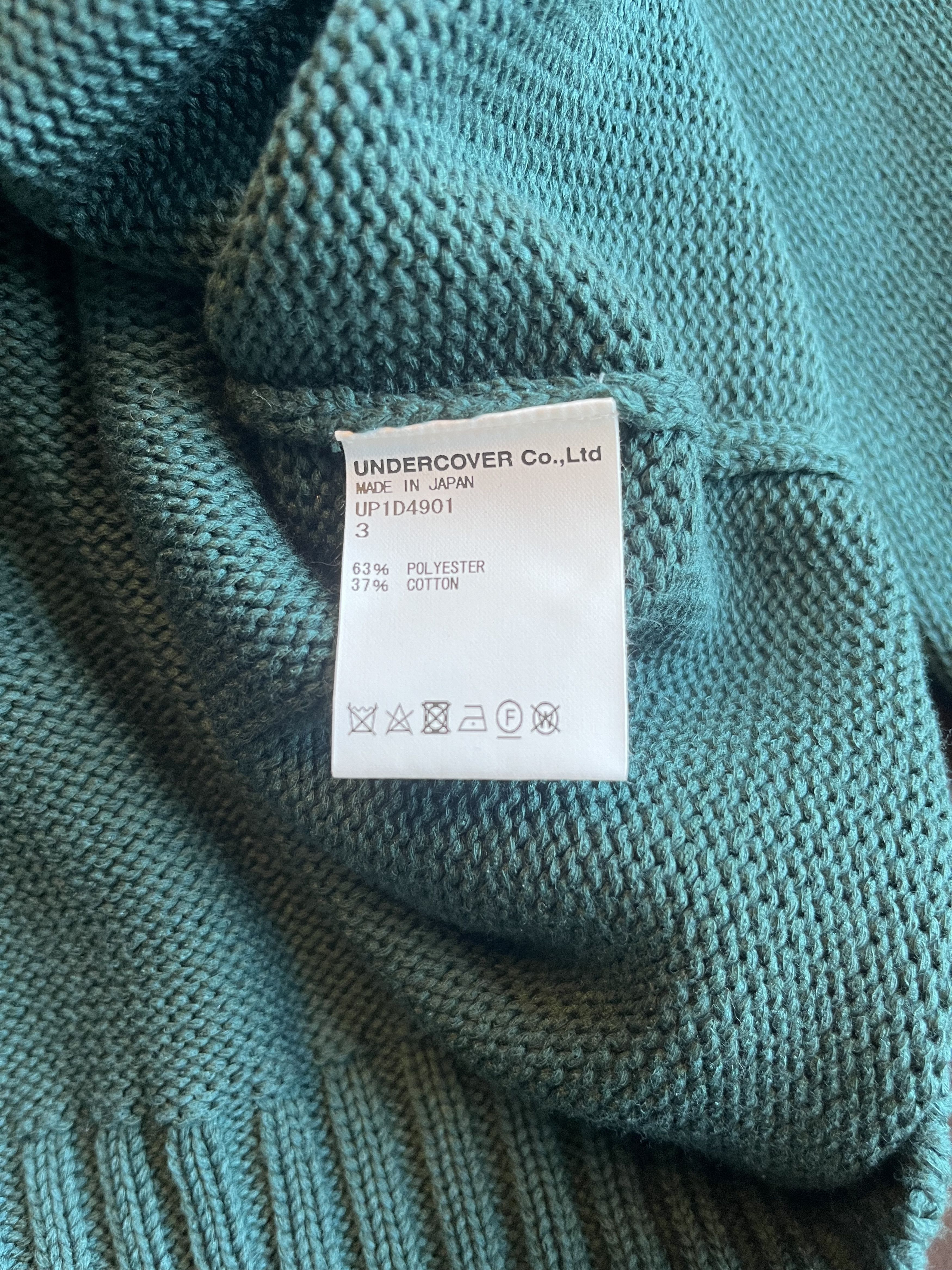 Undercover Undercover Green Cardigan Size US L / EU 52-54 / 3 - 7 Thumbnail