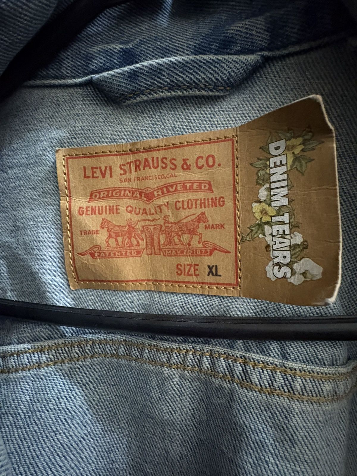 DENIM TEARS Denim tears denim jacket Size US XL / EU 56 / 4 - 2 Thumbnail