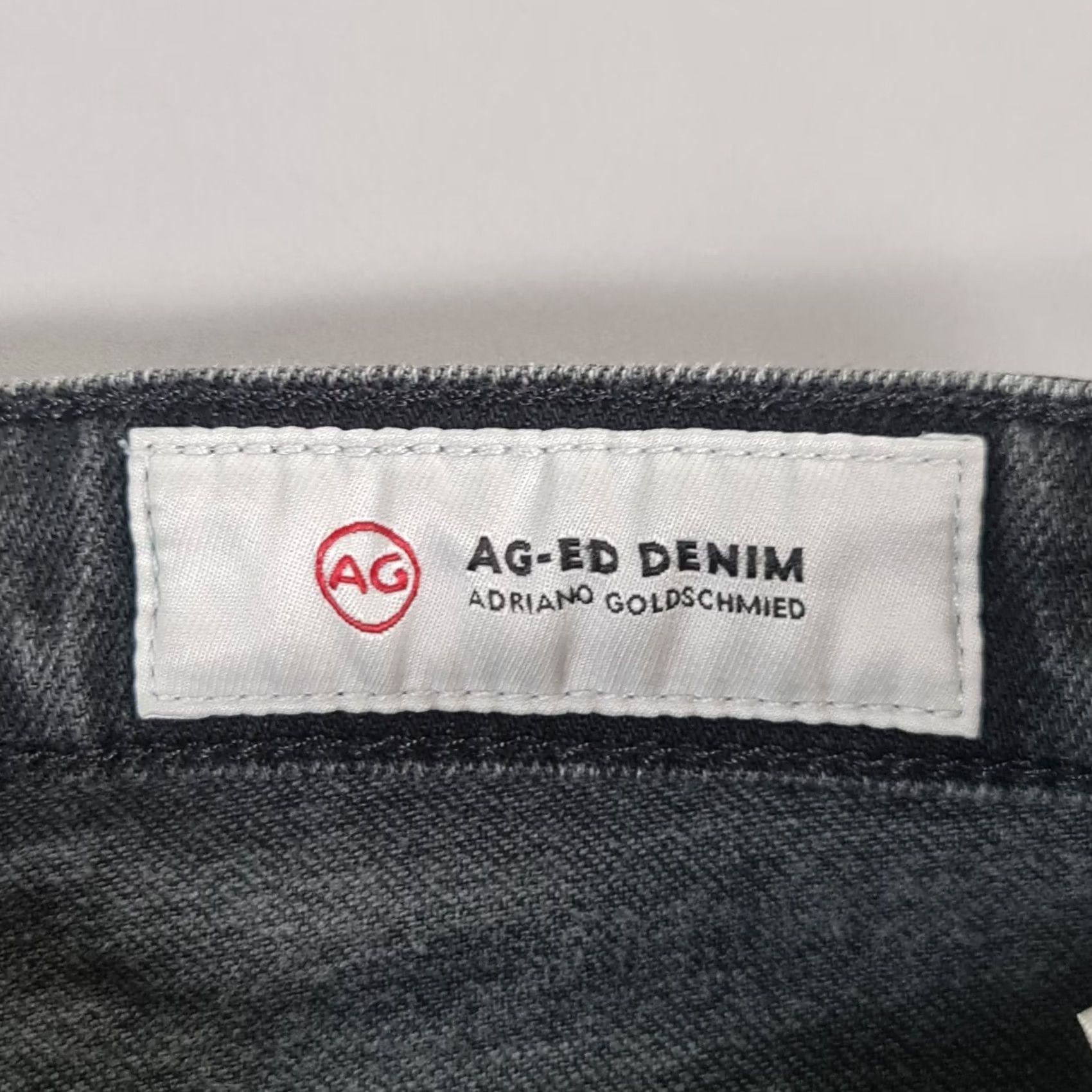 Vintage AG Adriano Goldschmied Womens Jeans Grey W26 L26 Isabelle Button Up High Rise Cropped Slim Fit Five Pocket Denim Buttoned Rise High Vintage: No Size 26" / US 2 / IT 38 - 4 Thumbnail